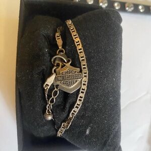Harley Davidson VINTAGE Silver Ankle Bracelet